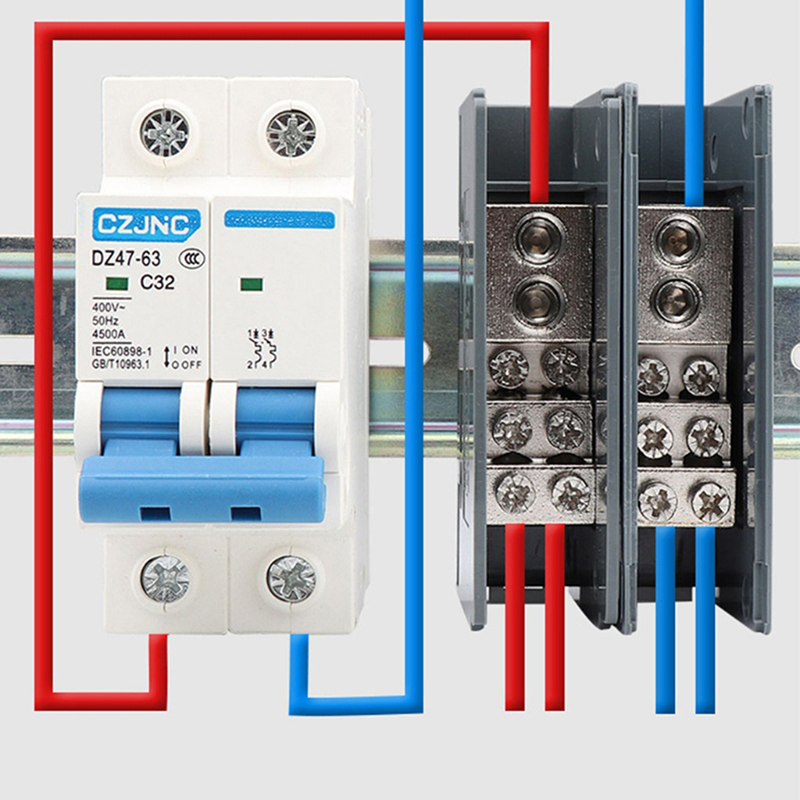 Din Rail Circuit Breaker - Распределительная коробка на DIN-рейку 150А, универсальная,