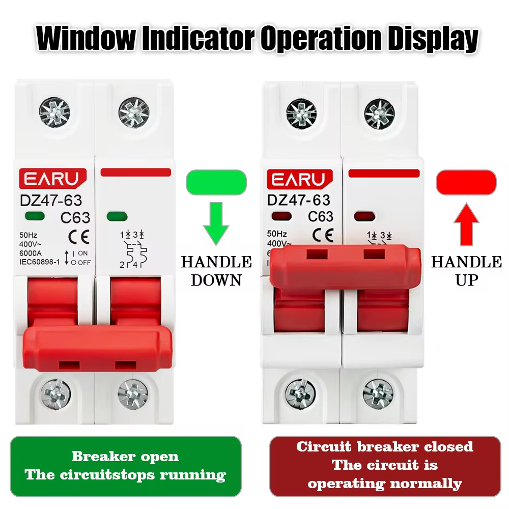 Автоматический выключатель EAR – обзор и цена Din Rail Circuit Breaker