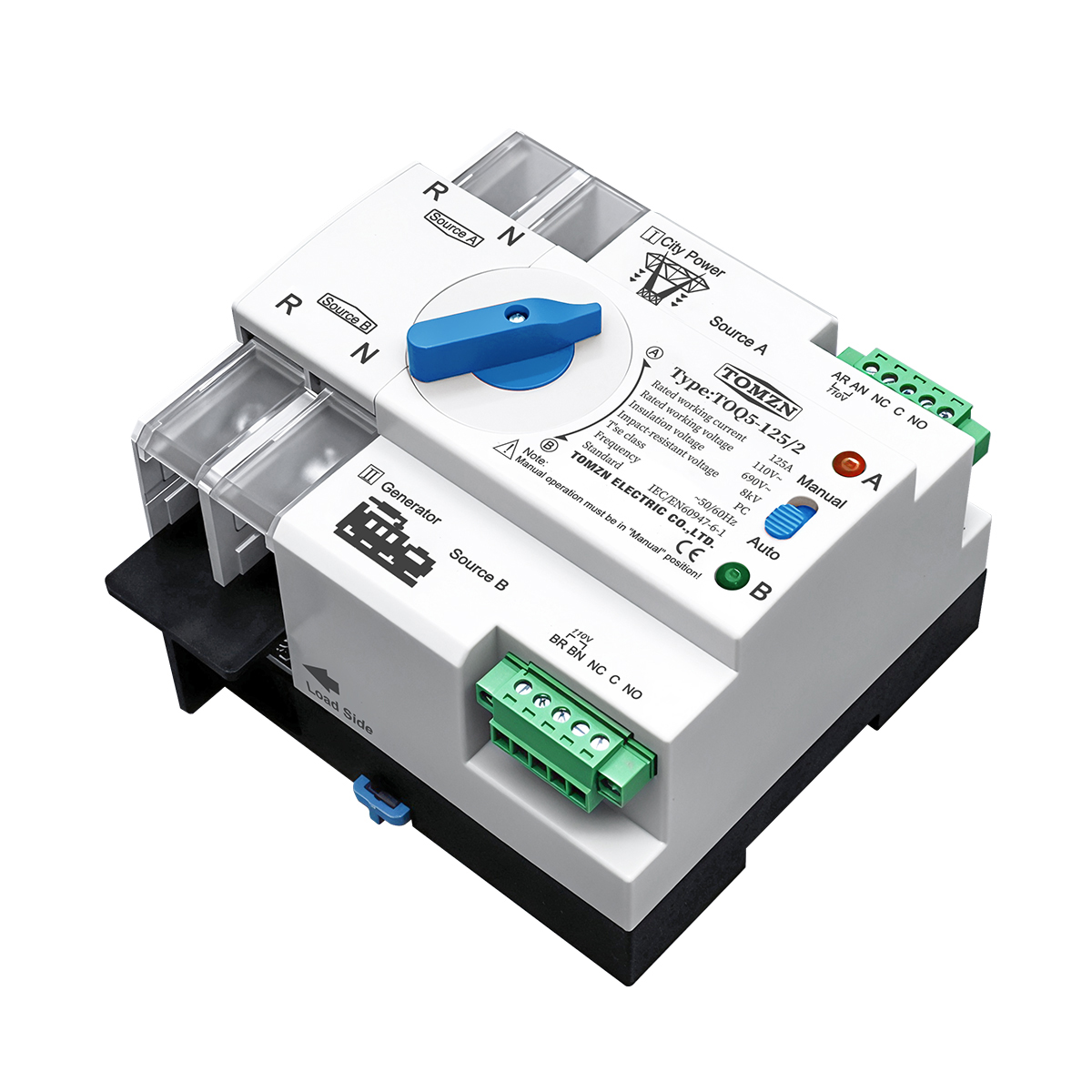 TOMZN Автоматический переключа – обзор и цена Din Rail Circuit Breaker